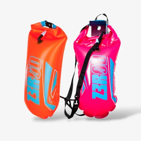 Bouée Sécurité Natation Open Water Triathlon Swimrun Z3R0D Dry Bag 8L
