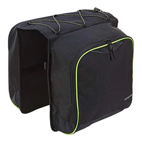 Sacoche Double Cavalière Porte Bagage Vélo VTC Ville PROPHETE 20L