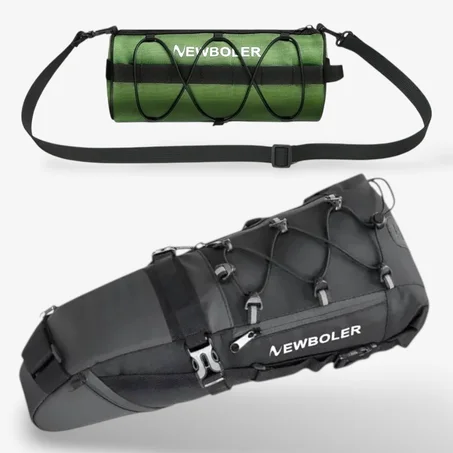 Pack Sacoches Guidon & Selle Vélo Gravel NEWBOLER BikePacking 2.5 + 13 L