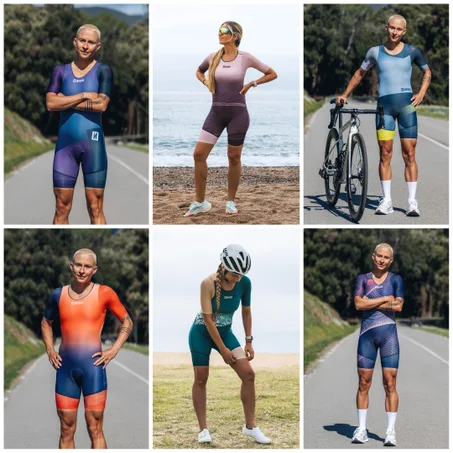 Combinaison Trifonction Triathlon INVERSE Courte et Moyenne Distances Femme