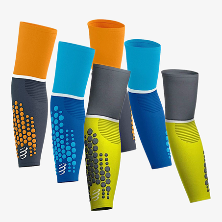 Manchettes Running Haut Contention COMPRESSPORT ForceArm Ultralight