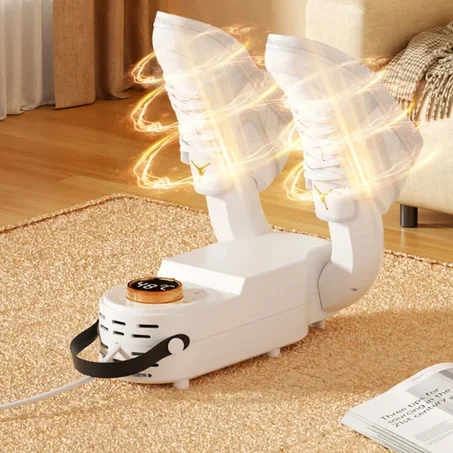 مجفف أحذية كهربائي، قابل للطي والتعديل