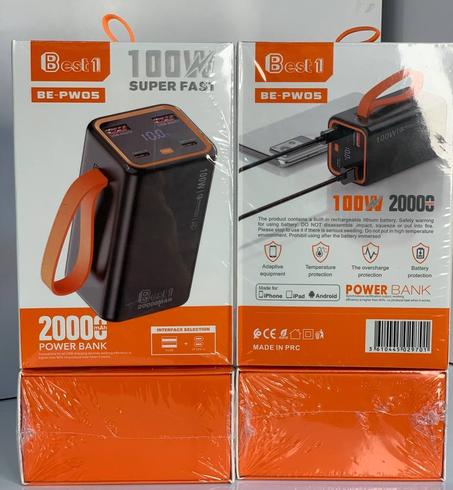 Power Bank 20000mAh Best1 100W