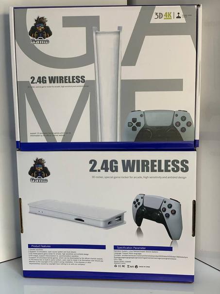 Game Stick PRO 4K 64 Go HDMI + 2 Manettes Sans Fil/20000 jeux intégrés