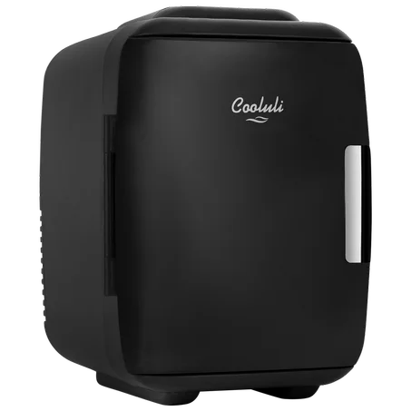 ثلاجة صغيرة محمولة Cooluli – تبريد وتسخين ذكي للمكتب والمنزل والسيارة