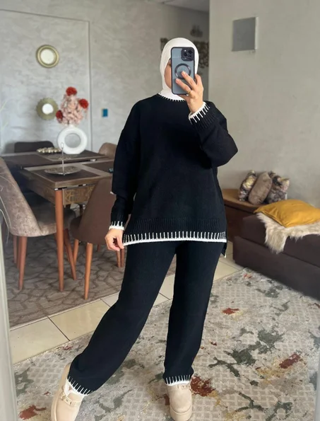 طقم تركي دافئ… أناقة وراحة فبرد الشتاء