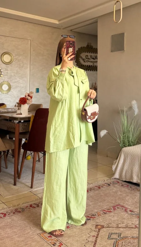 إطلالة راقية ومريحة كتكمل أناقتك اليومية 👗