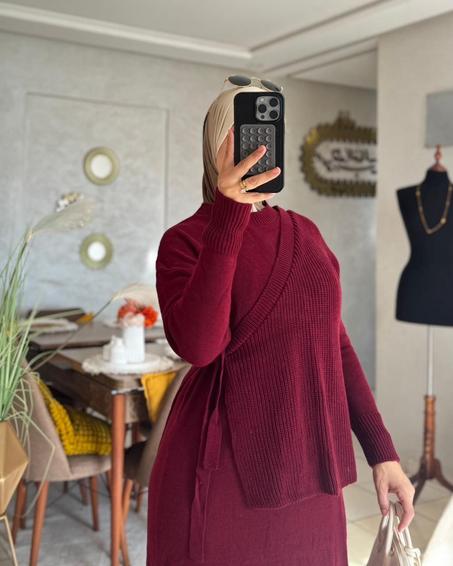 فستان صوف جيرونا… الأناقة الراقية لي كتشعل الإطلالة