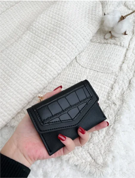 Women Pu Wallet For Women Crocodile Embossed Coin Purse