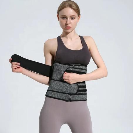 Gray Waist Belt MAROC                                                 حزام الخصر المزدوجة العالي الجودة