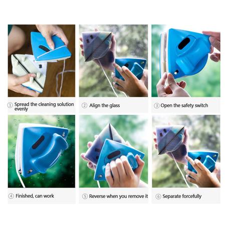 Nettoyeur de vitres magnétique Outil de nettoyage