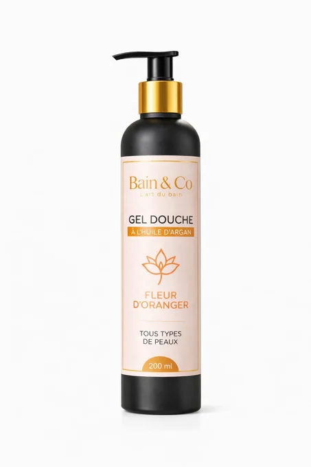 Gel Douche à l’huile d’argan – Fleur d’oranger 200ml