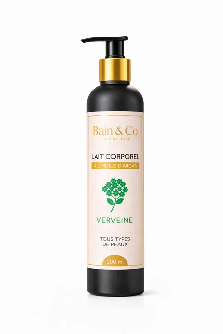 Lait Corporel à l’huile d’argan – Verveine 200ml