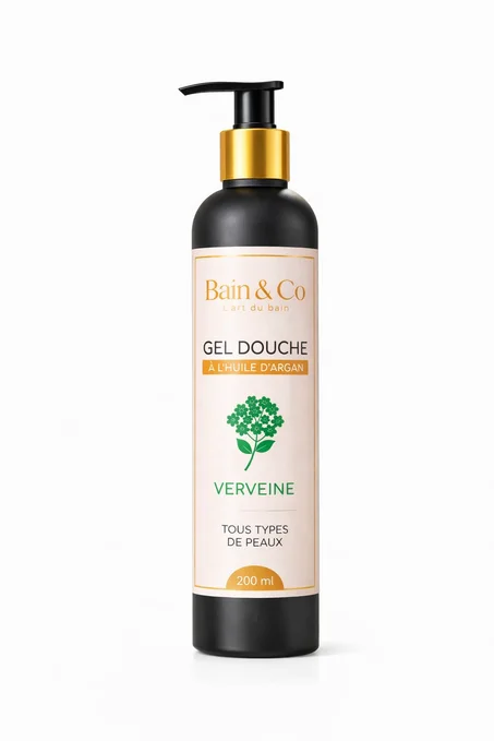Gel Douche à l’huile d’argan – Verveine 200ml