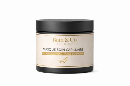 Masque Soin Capillaire à l’huile d’argan – Purée de banane 150ml