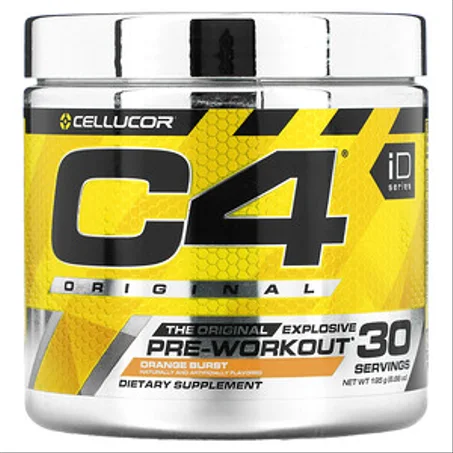 Cellucor, C4 Original, Explosif, Pré-entraînement, Orange Burst, 195 g