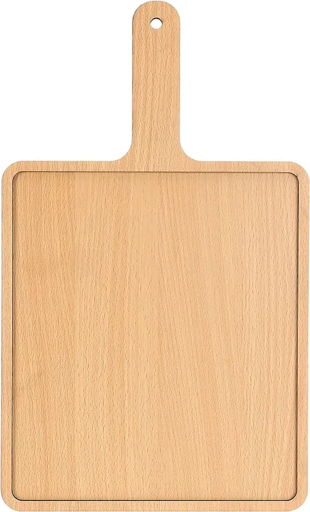 طبق خشبي للوجبات الخفيفة قطعتين