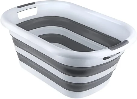 سلة غسيل قابلة للطئ منظم للغسيل