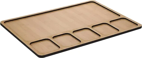 طبق تسالي مصنوع من الخشب