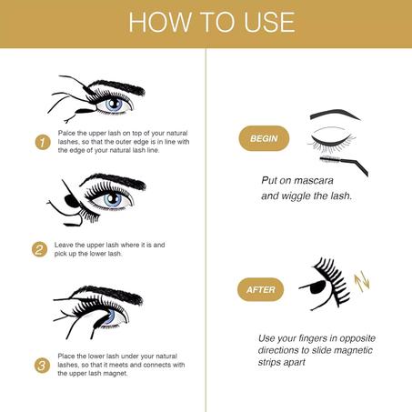 رموش عيون مغنطيسية