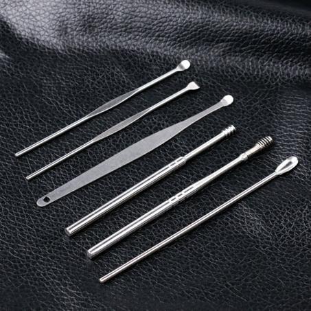 6 قطع طقم تنظيف شمع الأذن