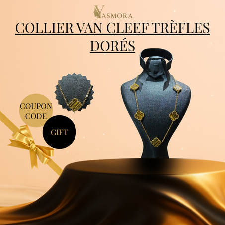 Collier Van Cleef Trèfles Dorés