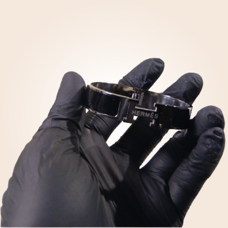 Bracelet Hermès Noir Élégance