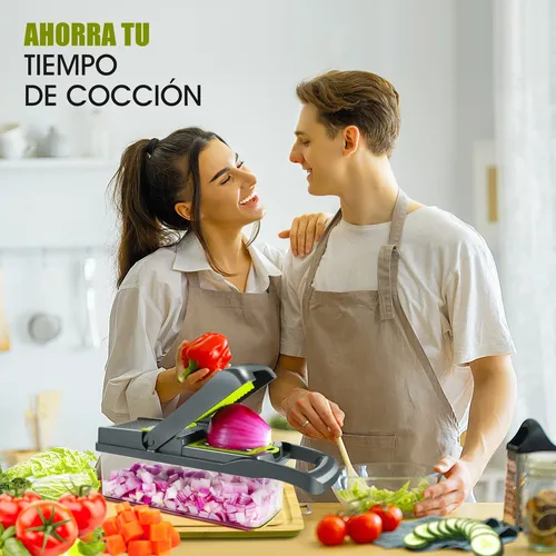 ⭐️⭐️⭐️⭐️⭐️ 4.8/5 (+1,000) Cortador de verduras y frutas
