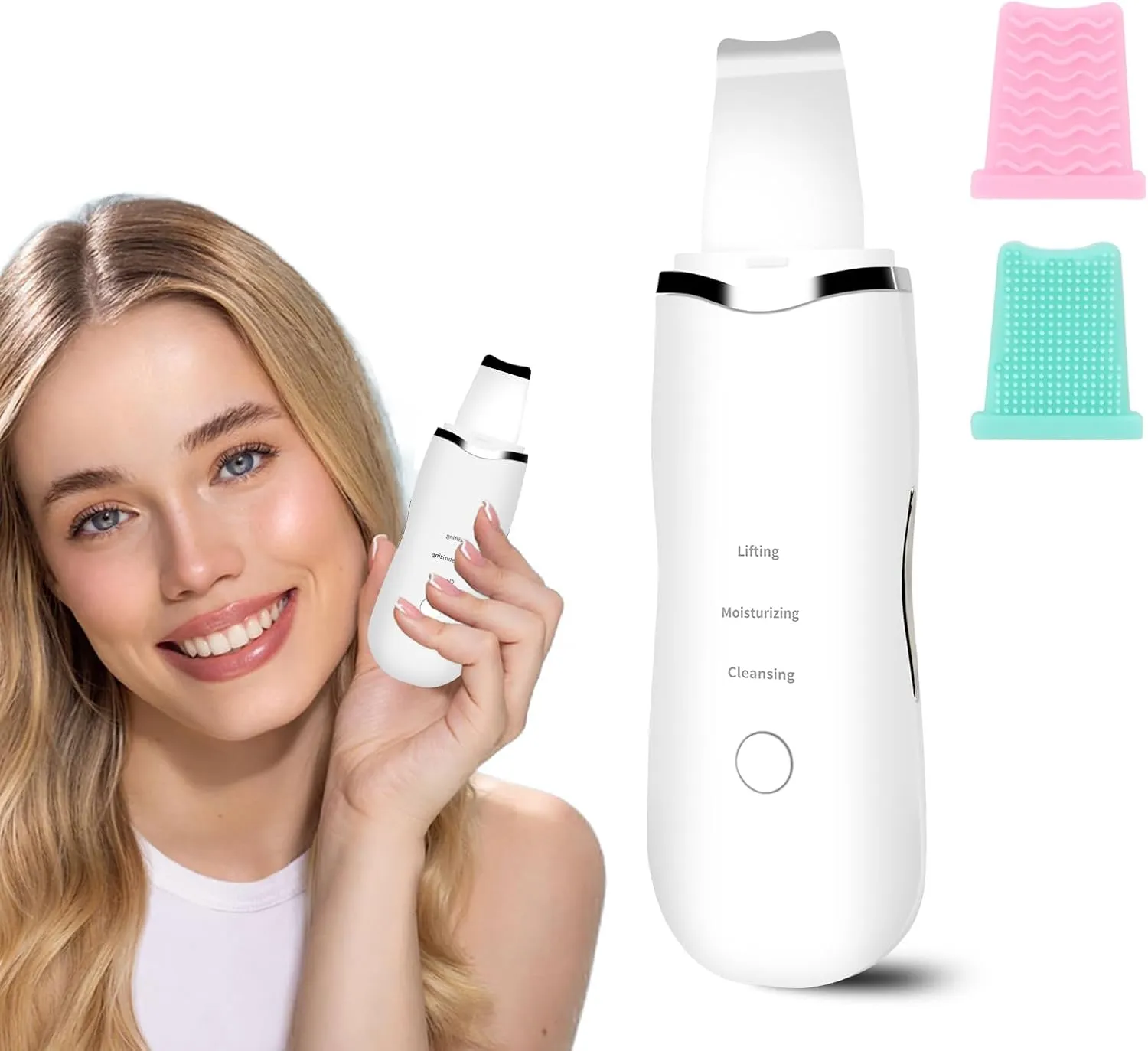 3 Mode Blackhead Remover & Skin Scrubber – Deep Cleansing Facial Device
