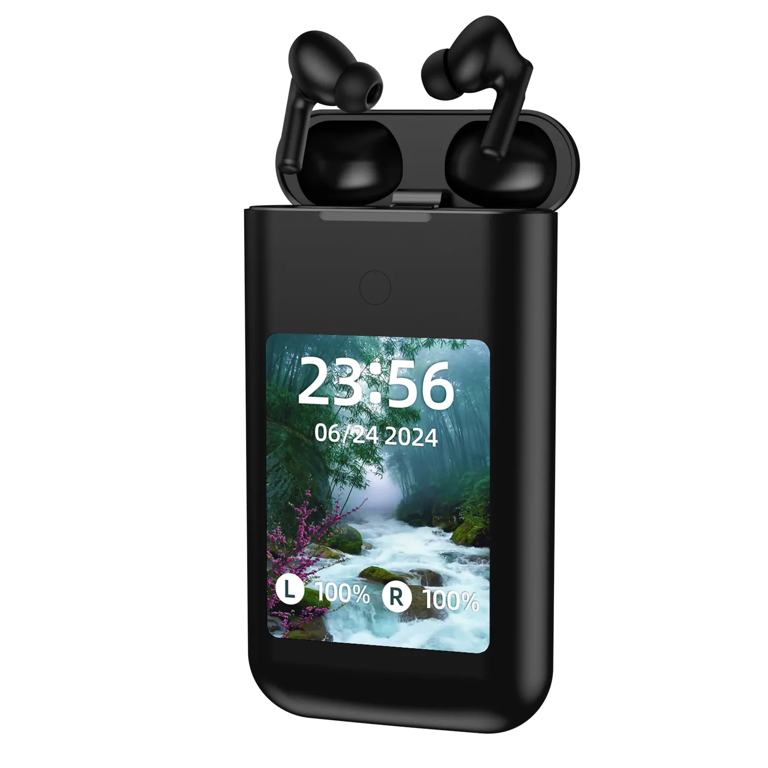 Wireless Bluetooth 5.3 Earbuds with LED Touch Screen & Long Playtime
