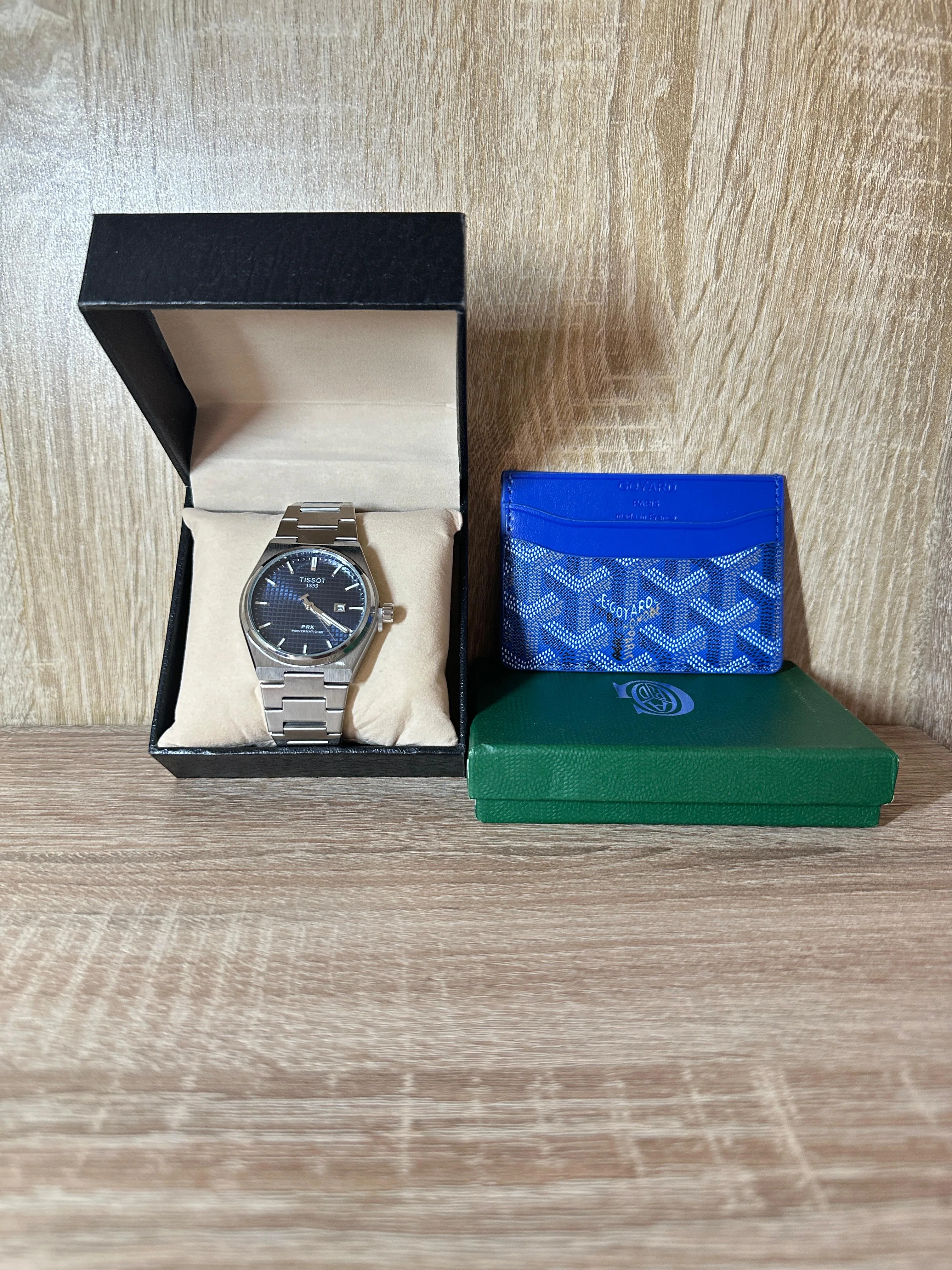 HOMME PACK PORTE-MONNAIE Goyard +MONTRE Tissot PRX