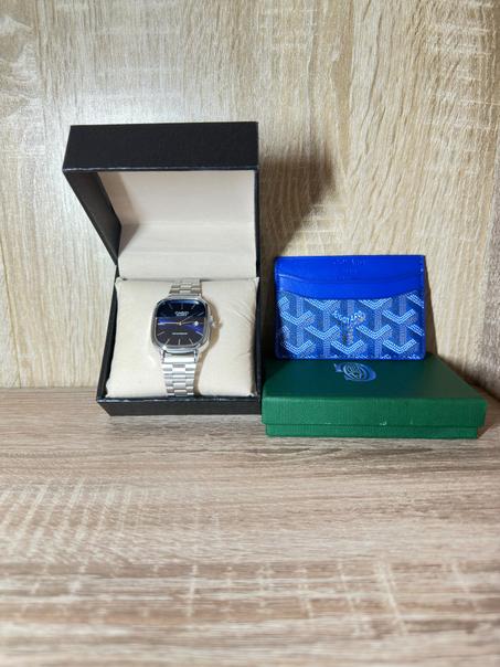 HOMME PACK PORTE-MONNAIE Goyard +MONTRE Casio