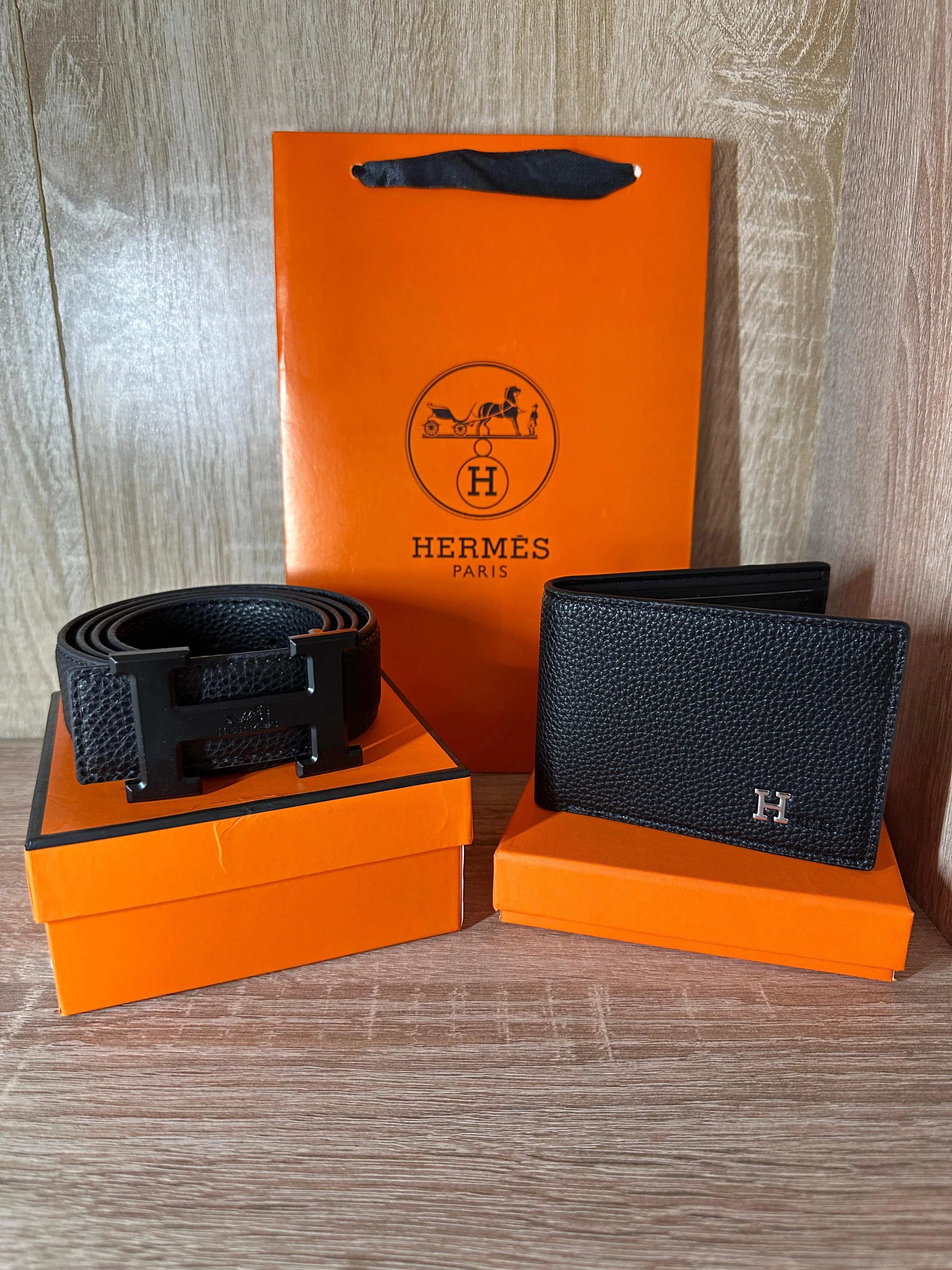 PACK  HOMMES Hermes Belt+wallet