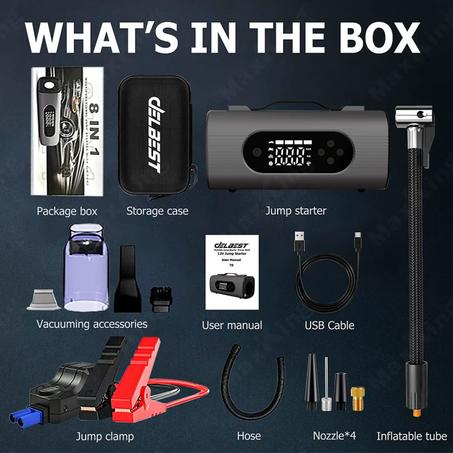 Démarreur Multifonction 8 en 1 DELBEST