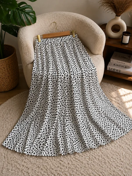 Polka dot skirt