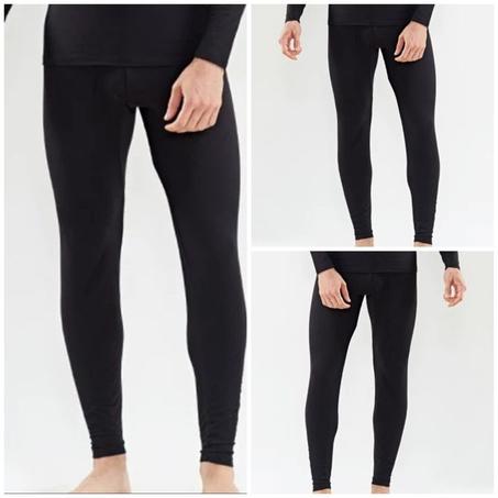 Lot de 3 Pantalons - Sous-vêtement thermique - Noir