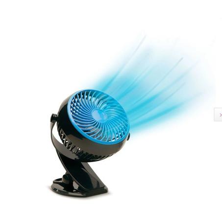 Ventilateur portable-rechargeable-go fan - Noir