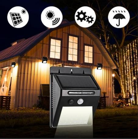 Sensor wall lamps  مصباح شمسي