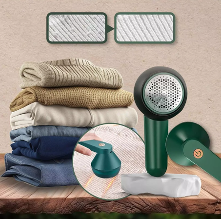Electric Lint Remover (Dark green) مزيل الوبر للملابس الكهربائي