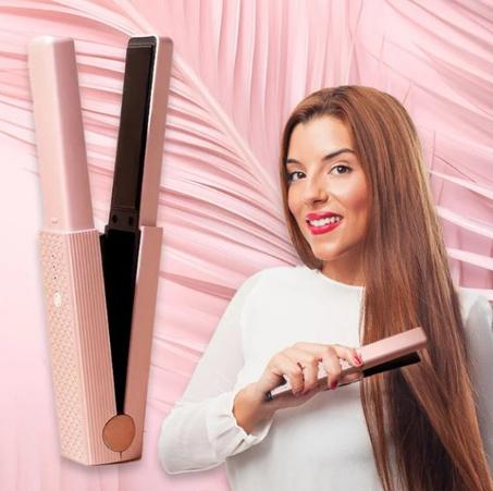 Flat Iron Hair Straightener مكواة فرد الشعر اللاسلكية