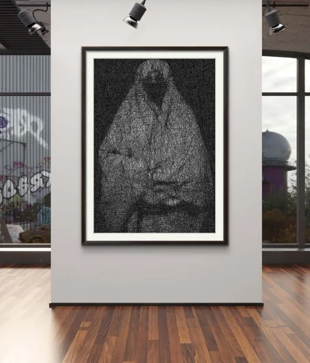 Cliquez sur l'image pour plus de détails ....string art of moroccan HAIK