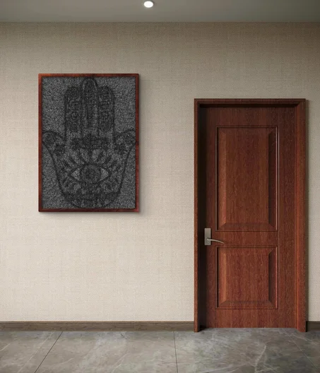 Cliquez sur l'image pour plus de détails....String Art of the Moroccan Khmissa