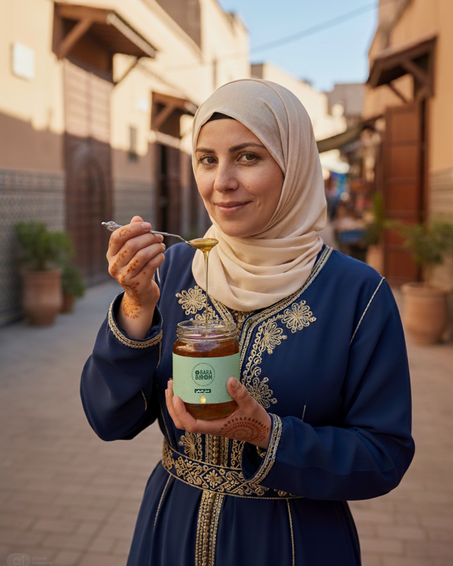 عسل طبيعي بالأعشاب