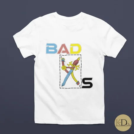 BADASS T-shirt 100% Cotton