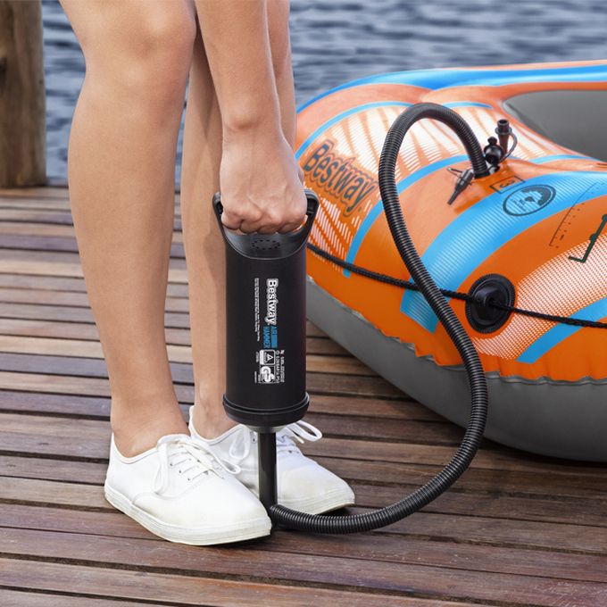 Bestway Pompe à air Gonfleur À Main pour Gonflables, Piscines, Bouées et Matelas - 30 cm