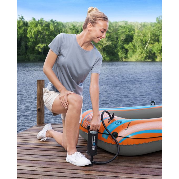 Bestway Pompe à air Gonfleur À Main pour Gonflables, Piscines, Bouées et Matelas - 30 cm