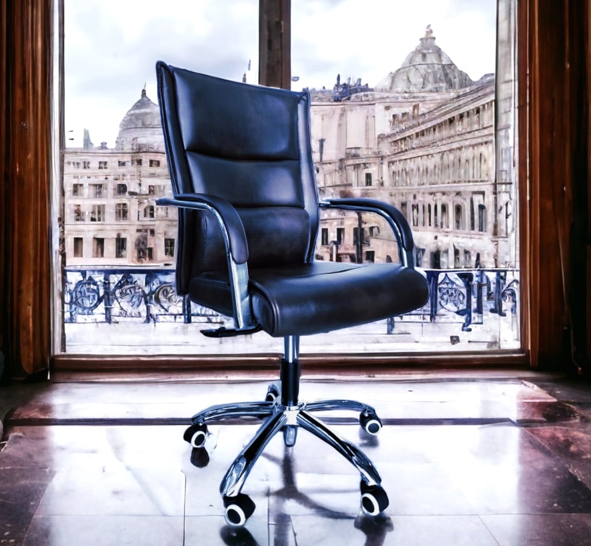 Fauteuil de direction revetement en simili cuir ref : 83