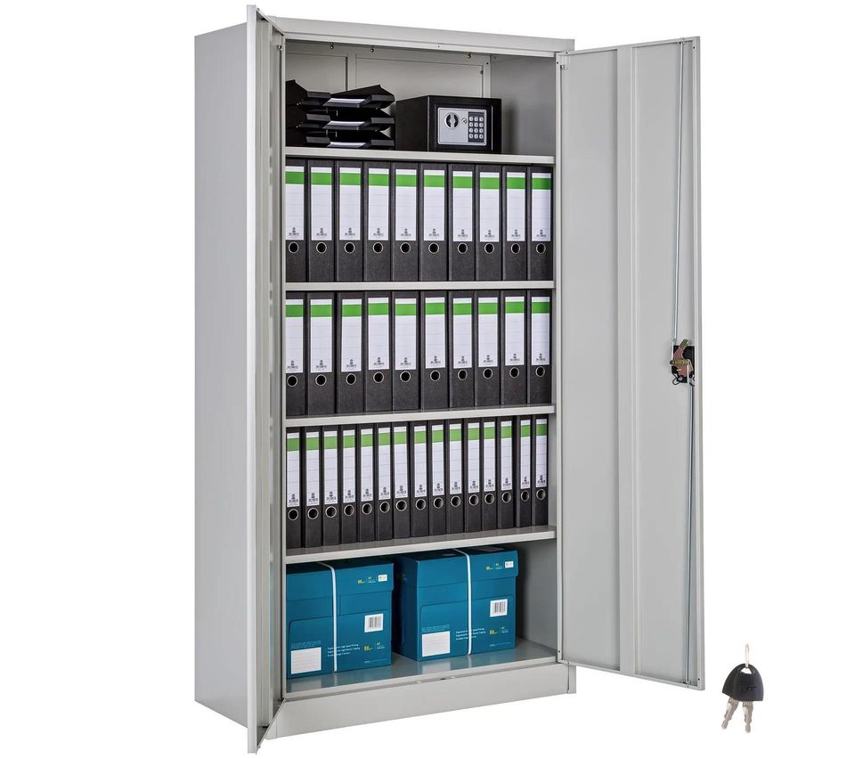 Armoire métallique a  4 étagères réglables 2000*1000*450