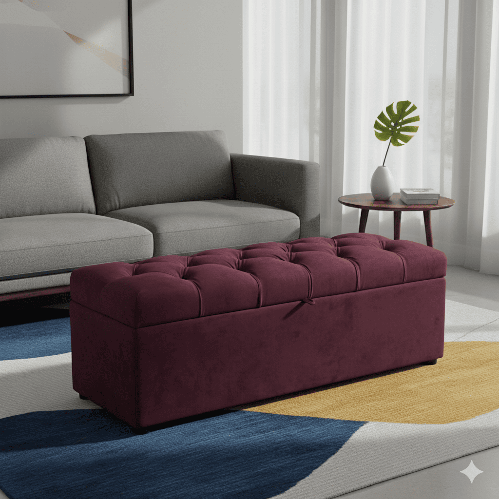 بوفة  فاخرة للجلوس والتخزين