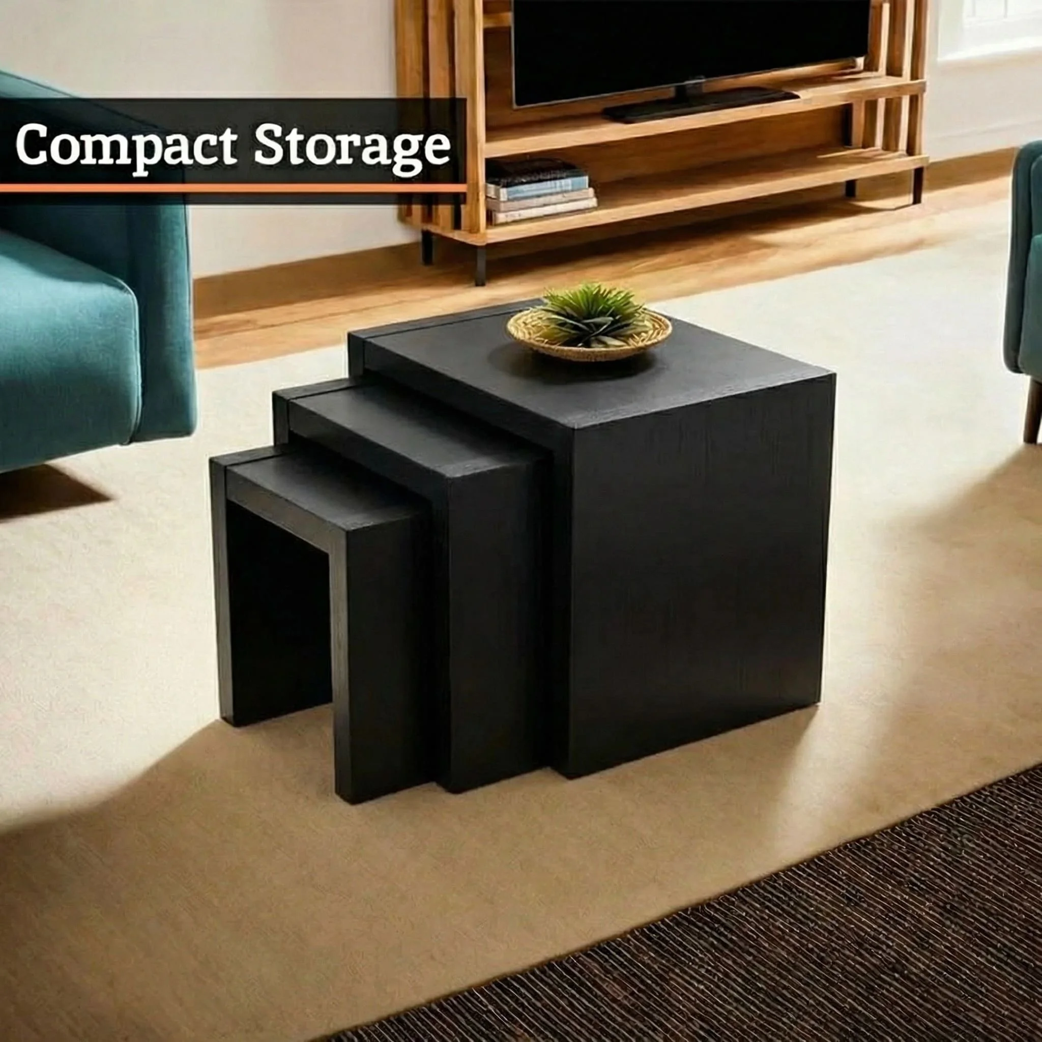 طاولات ثلاثة خشب MDF